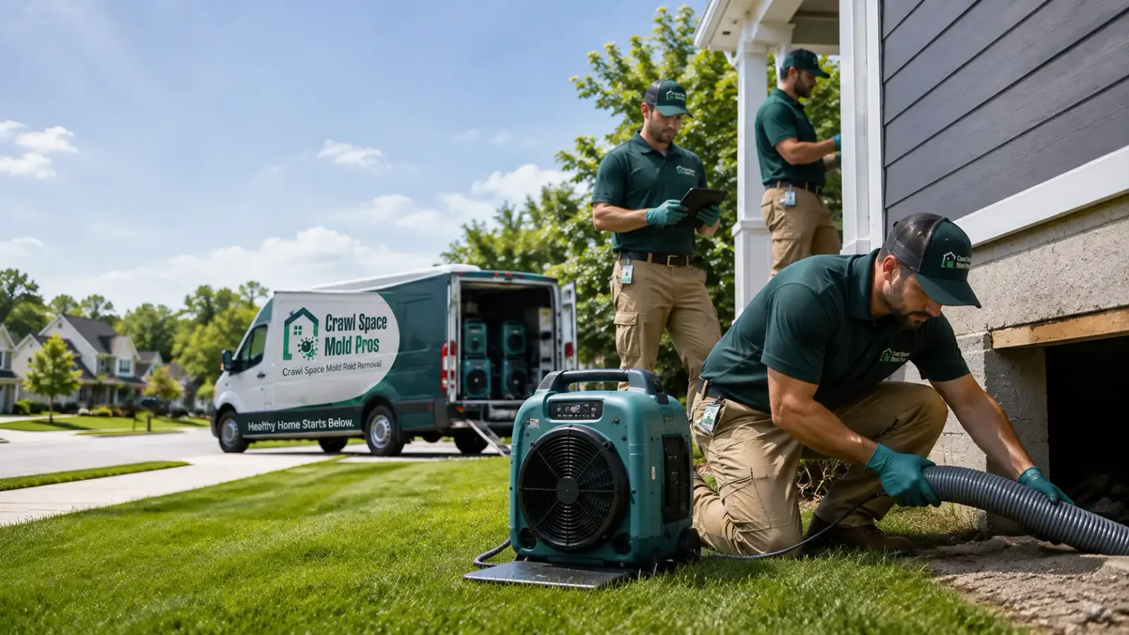 Crawl Space Mold Removal in Mckenna, WA
